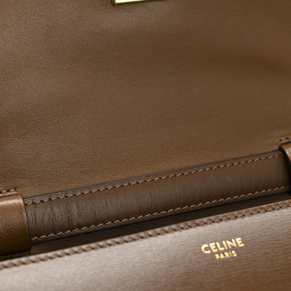 Celine Smooth Calfskin Small Classic Box Flap Bag Camel 12 of 14