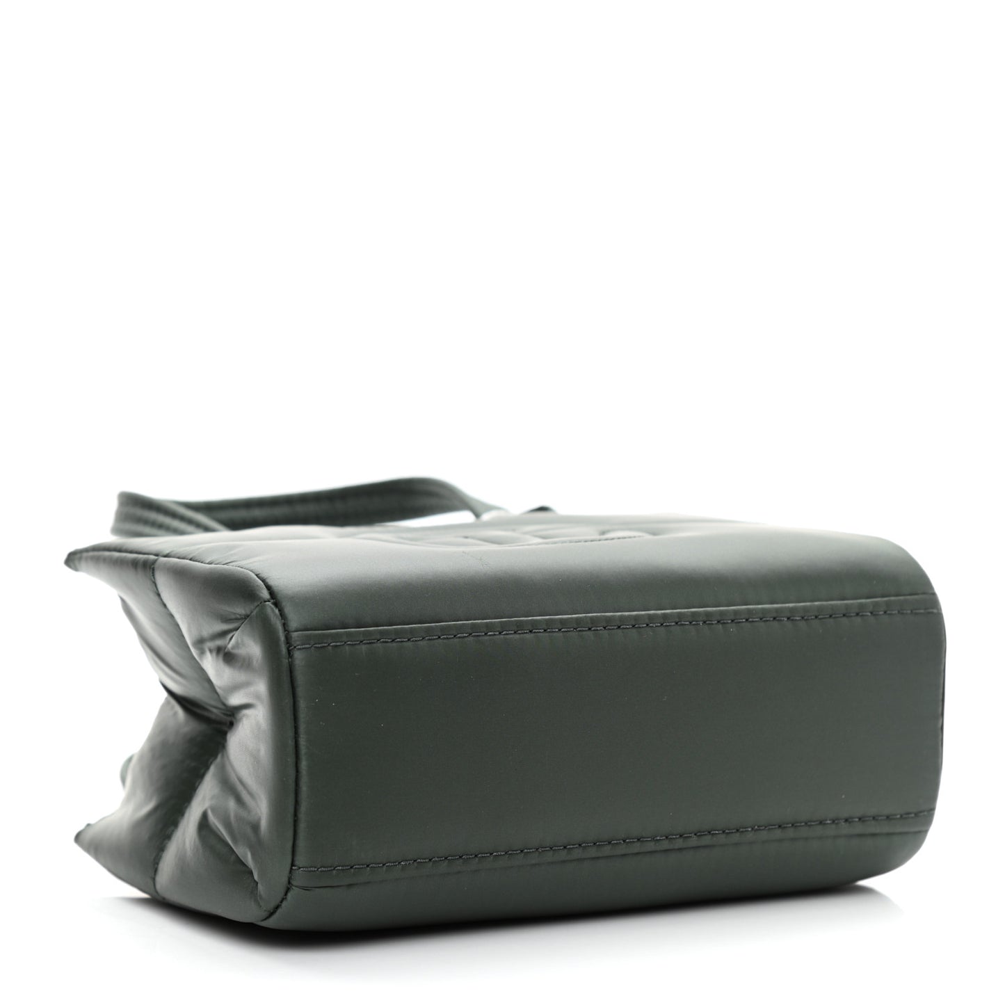 Nylon Small Puff Shopping Bag Green