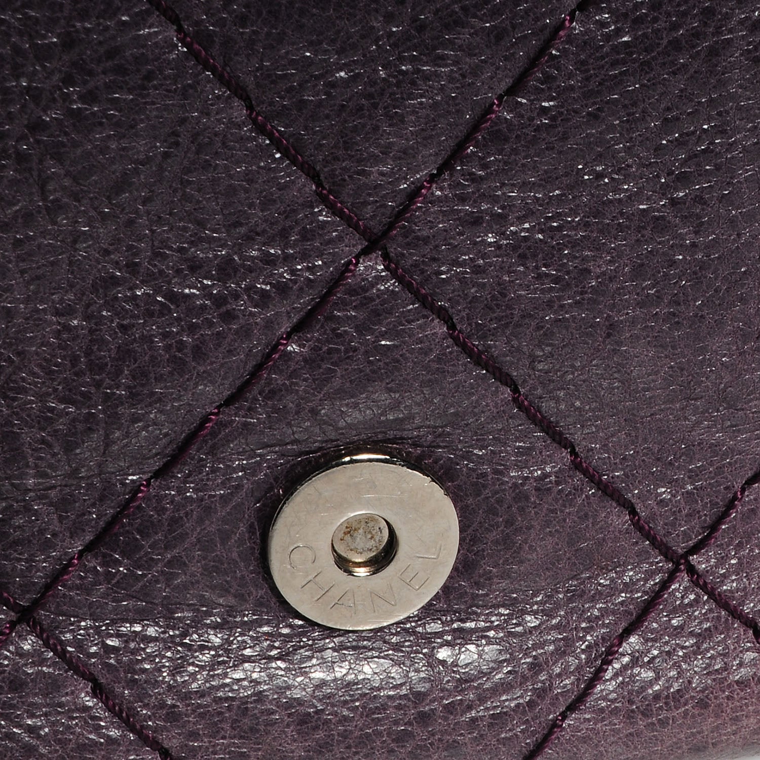 Chanel Glazed Calfskin On The Road XL Flap Purple 5 of 8