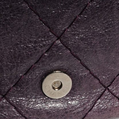Chanel Glazed Calfskin On The Road XL Flap Purple 5 of 8