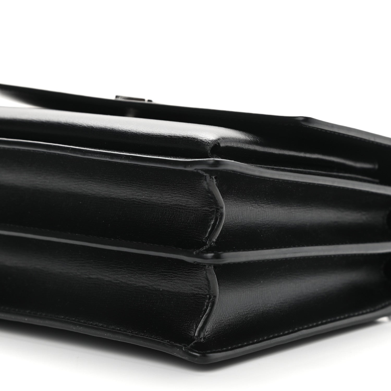 Saint Laurent Calfskin Medium Monogram Sunset Black 9 of 13
