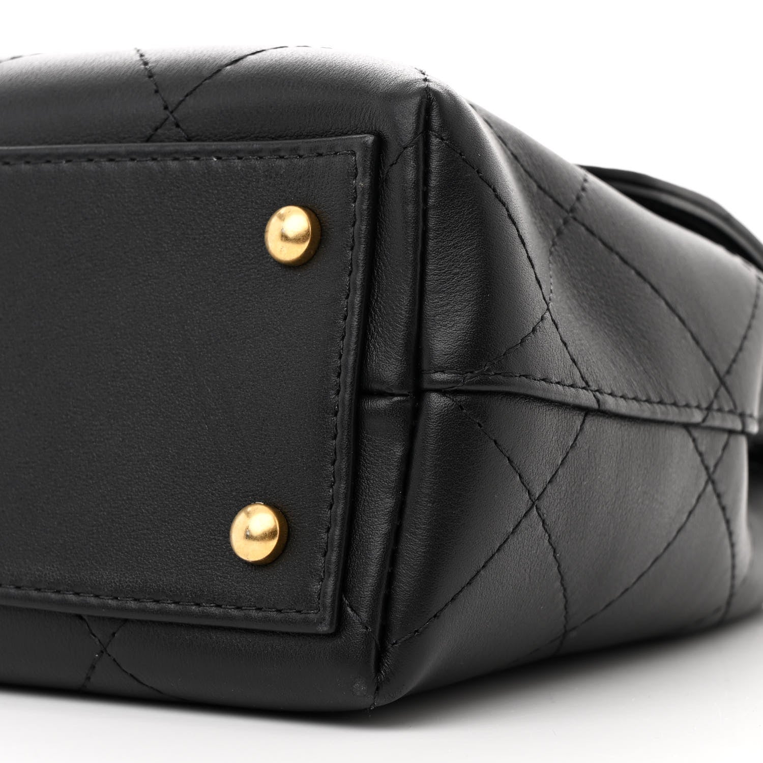 Chanel Calfskin Large Top Handle Flap Black 10 of 10