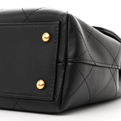 Chanel Calfskin Large Top Handle Flap Black 10 of 10
