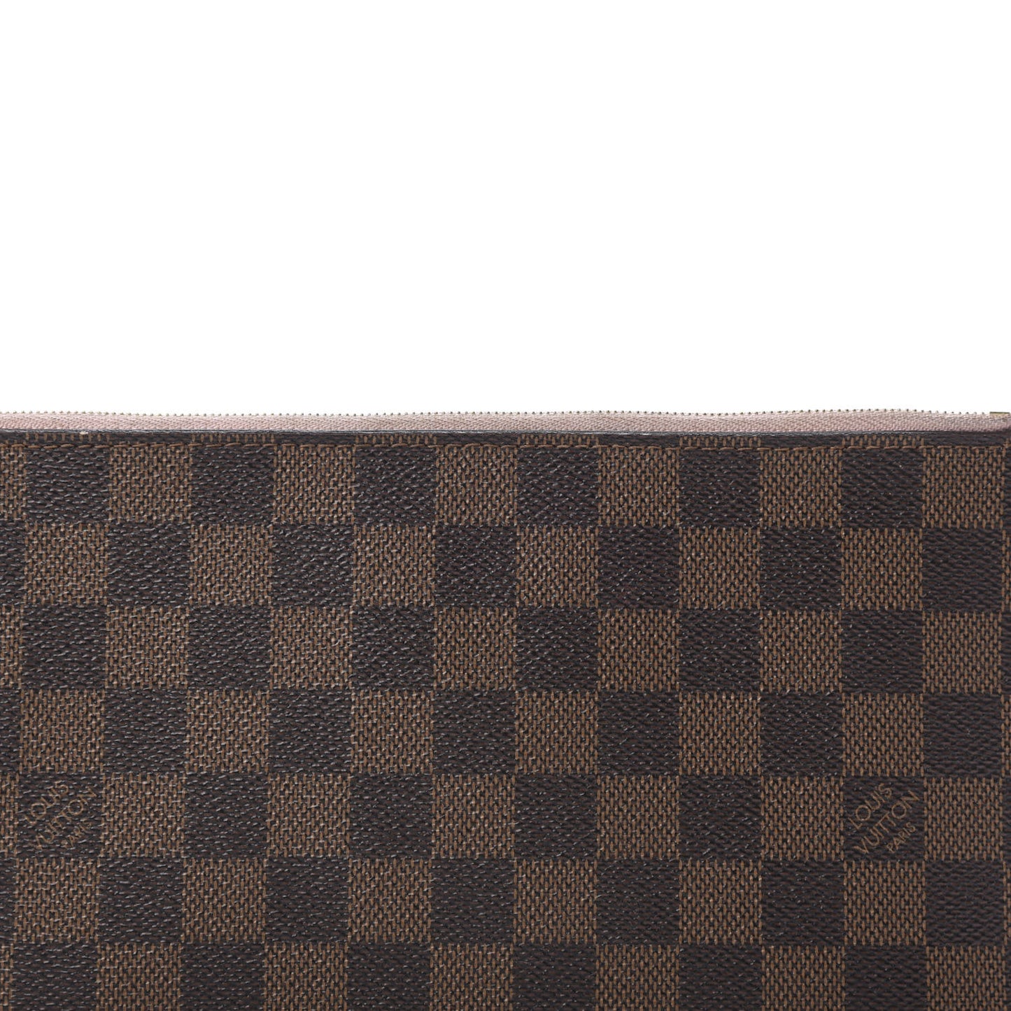 Damier Ebene Neverfull MM GM Pochette Rose Ballerine