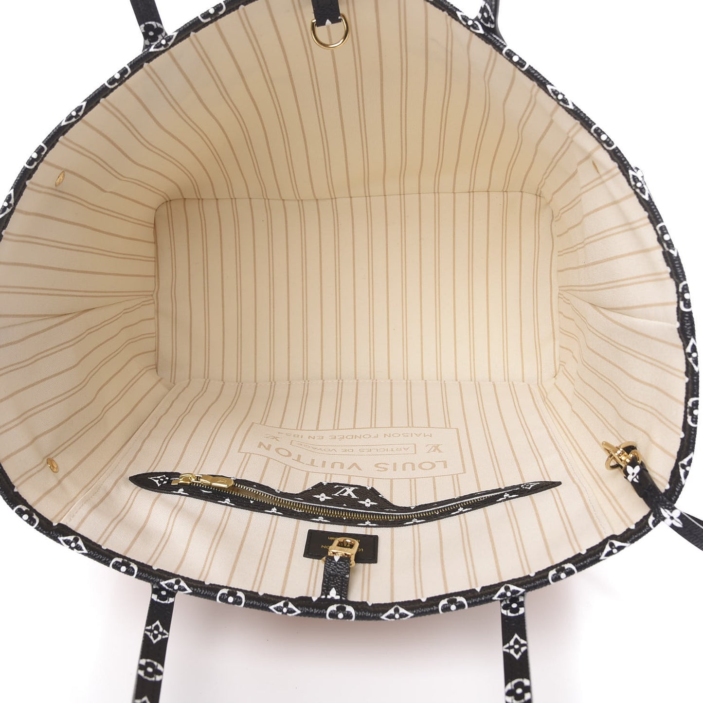 Monogram Giant Jungle Neverfull MM Ivory