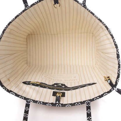 Louis Vuitton Monogram Giant Jungle Neverfull MM Ivory 6 of 11
