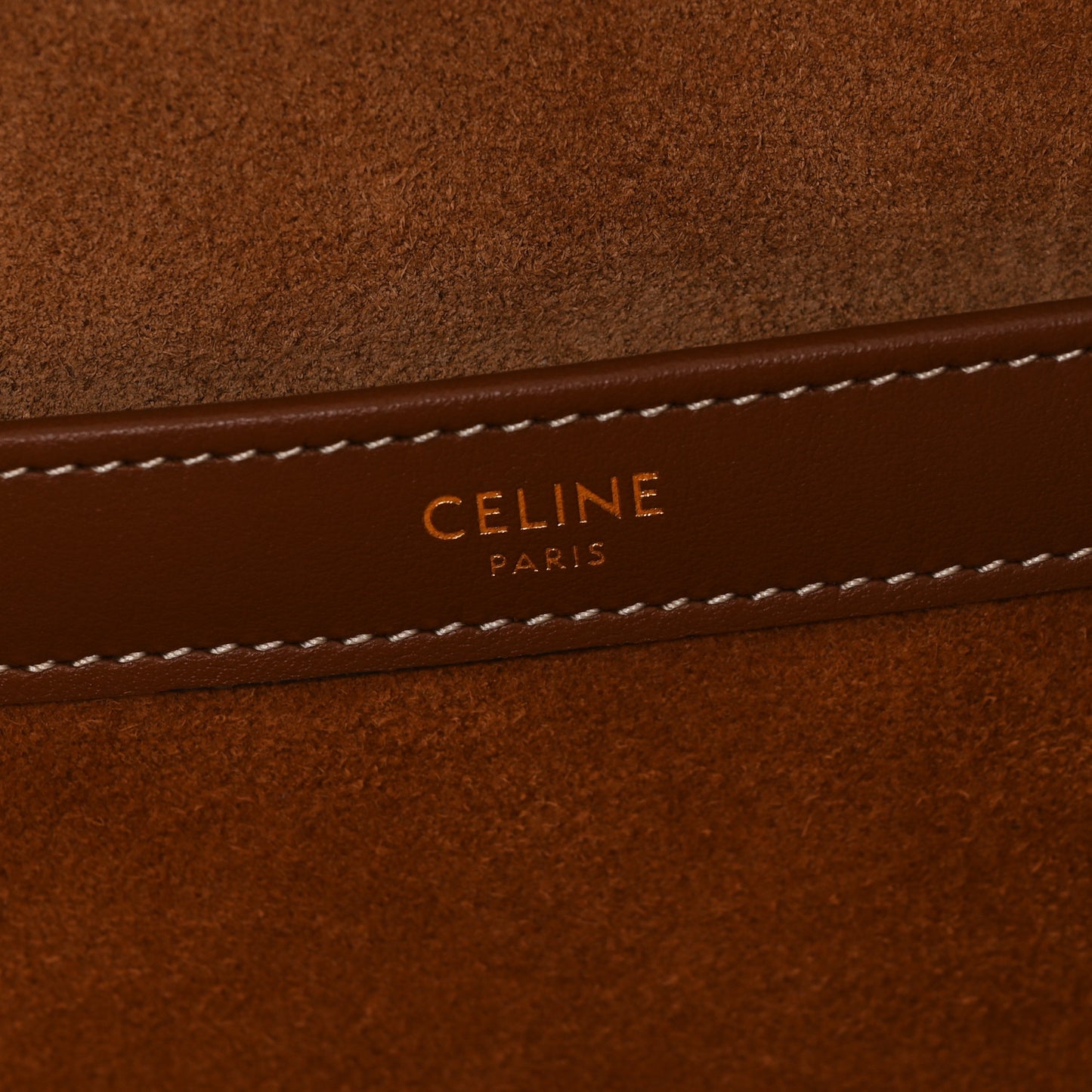 Smooth Calfskin Cuir Triomphe Cabas Drawstring Tan