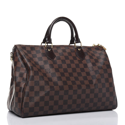 Louis Vuitton Damier Ebene Speedy Bandouliere 35 3 of 25