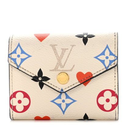 Louis Vuitton Game On Monogram Zoe Wallet White 1 of 9