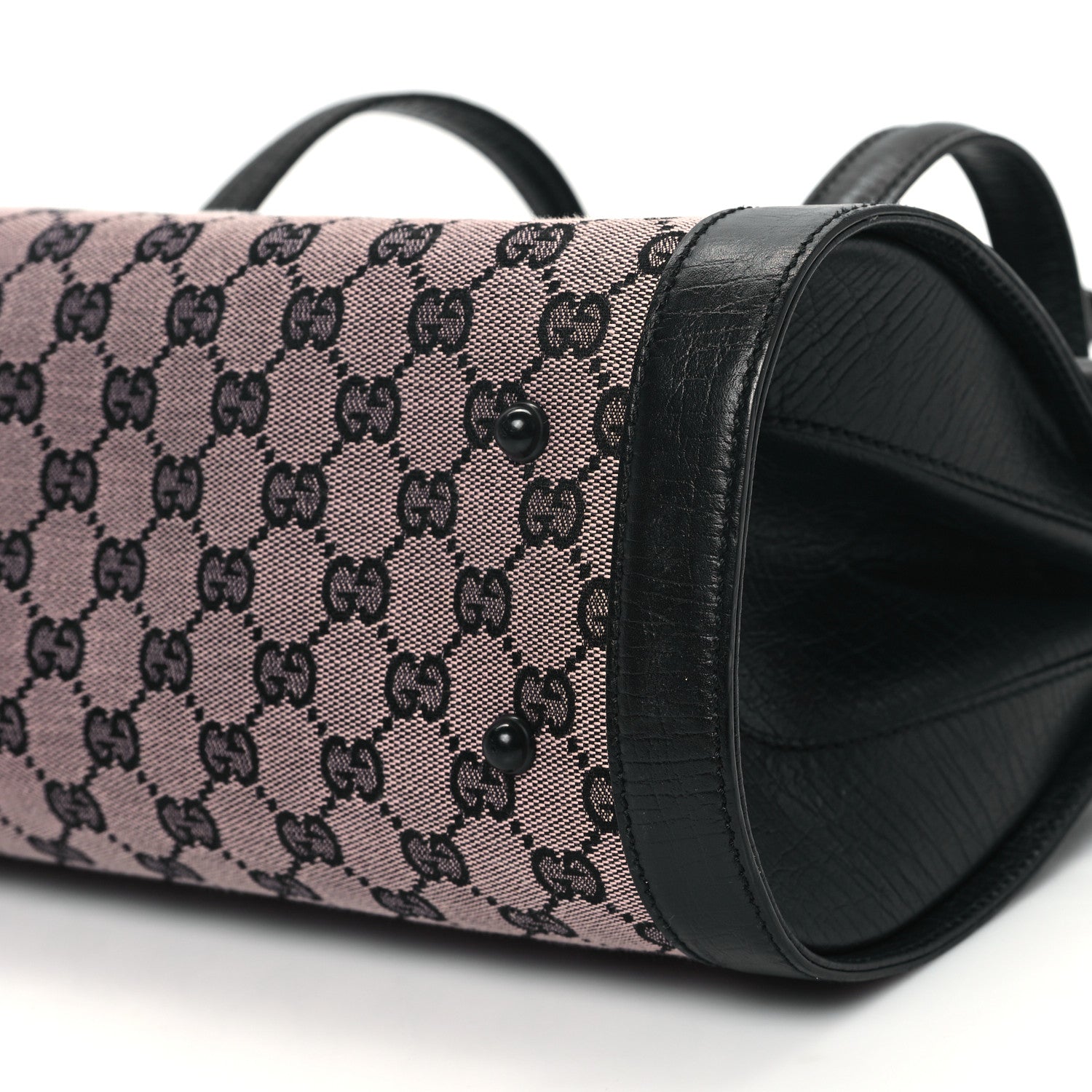 Gucci Monogram Bamboo Bullet Bag Black 10 of 11