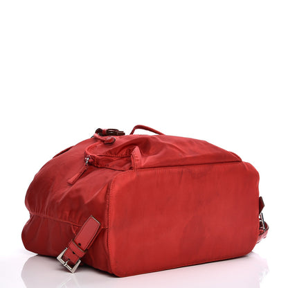 Prada Nylon Vela Medium Backpack Rosso 4 of 12
