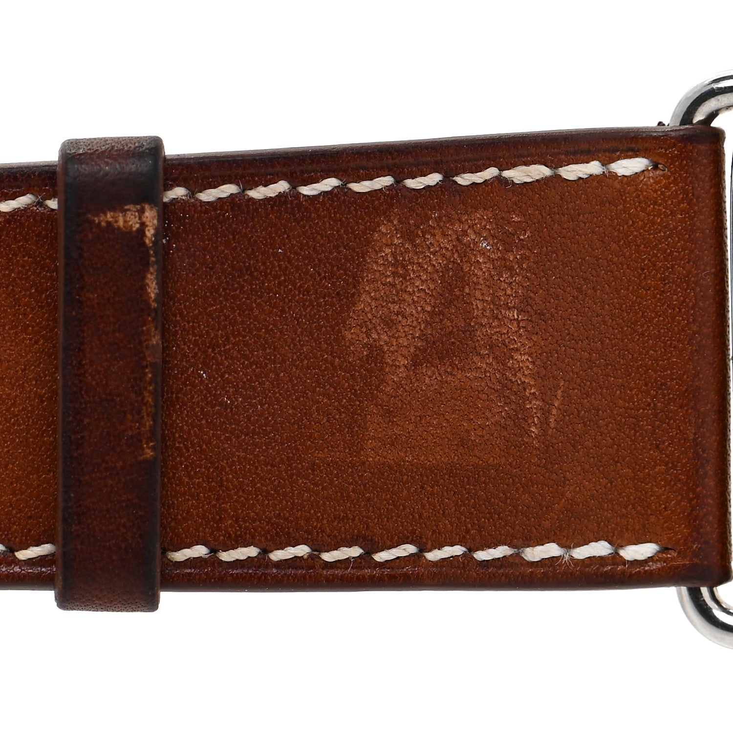 Hermes Barenia 44mm Apple Watch Single Tour Band Fauve 11 of 12