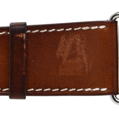 Hermes Barenia 44mm Apple Watch Single Tour Band Fauve 11 of 12