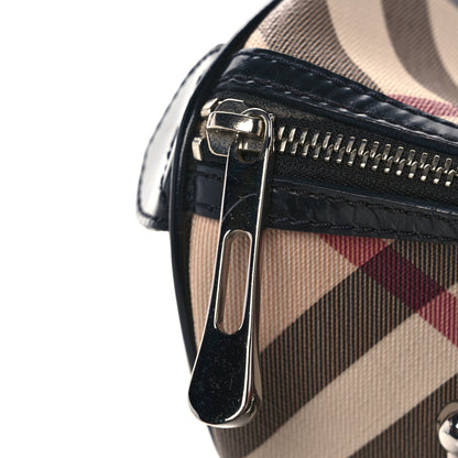 Burberry Nova Check Small Chester Bowling Bag Black 16 of 20