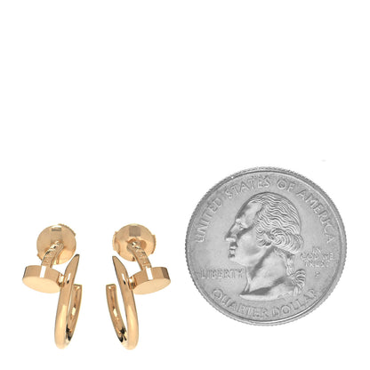 Cartier 18K Yellow Gold Juste Un Clou Hoop Earrings 2 of 5