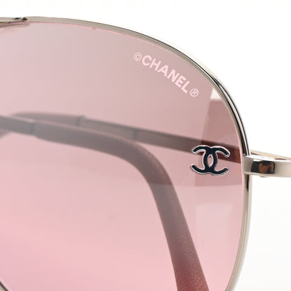 Chanel Aviator CC Sunglasses 4189-T-Q Pink 7 of 8