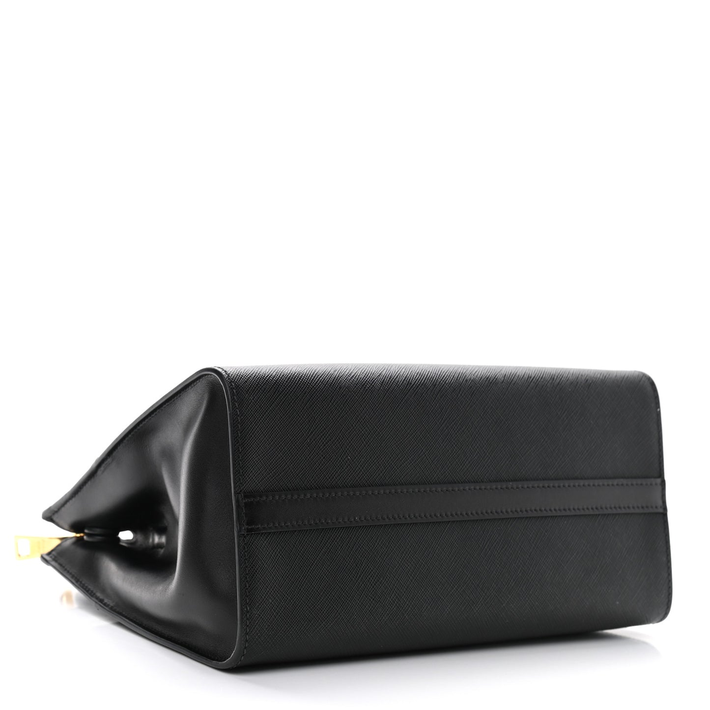 Saffiano City Calfskin Small Esplanade Tote Black