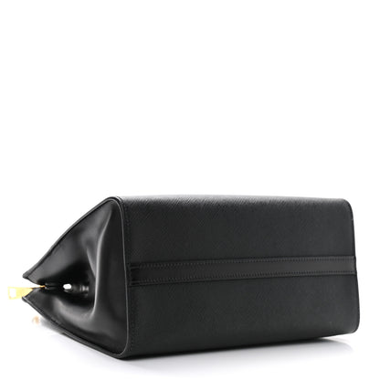 Prada Saffiano City Calfskin Small Esplanade Tote Black 4 of 13