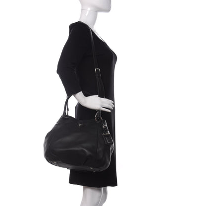 Prada Vitello Daino Satchel Black 2 of 9