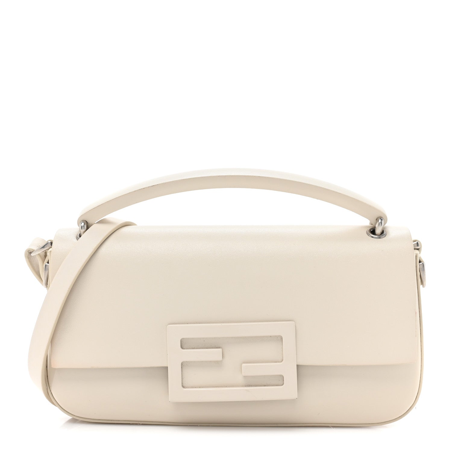 Fendi Vitello Liberty Sfumato Phone Baguette Latte 1 of 15