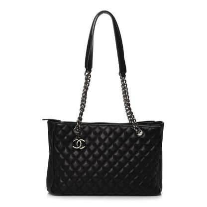 Chanel Caviar Quilted Medium Rock In Rome Tote Black 1 of 11