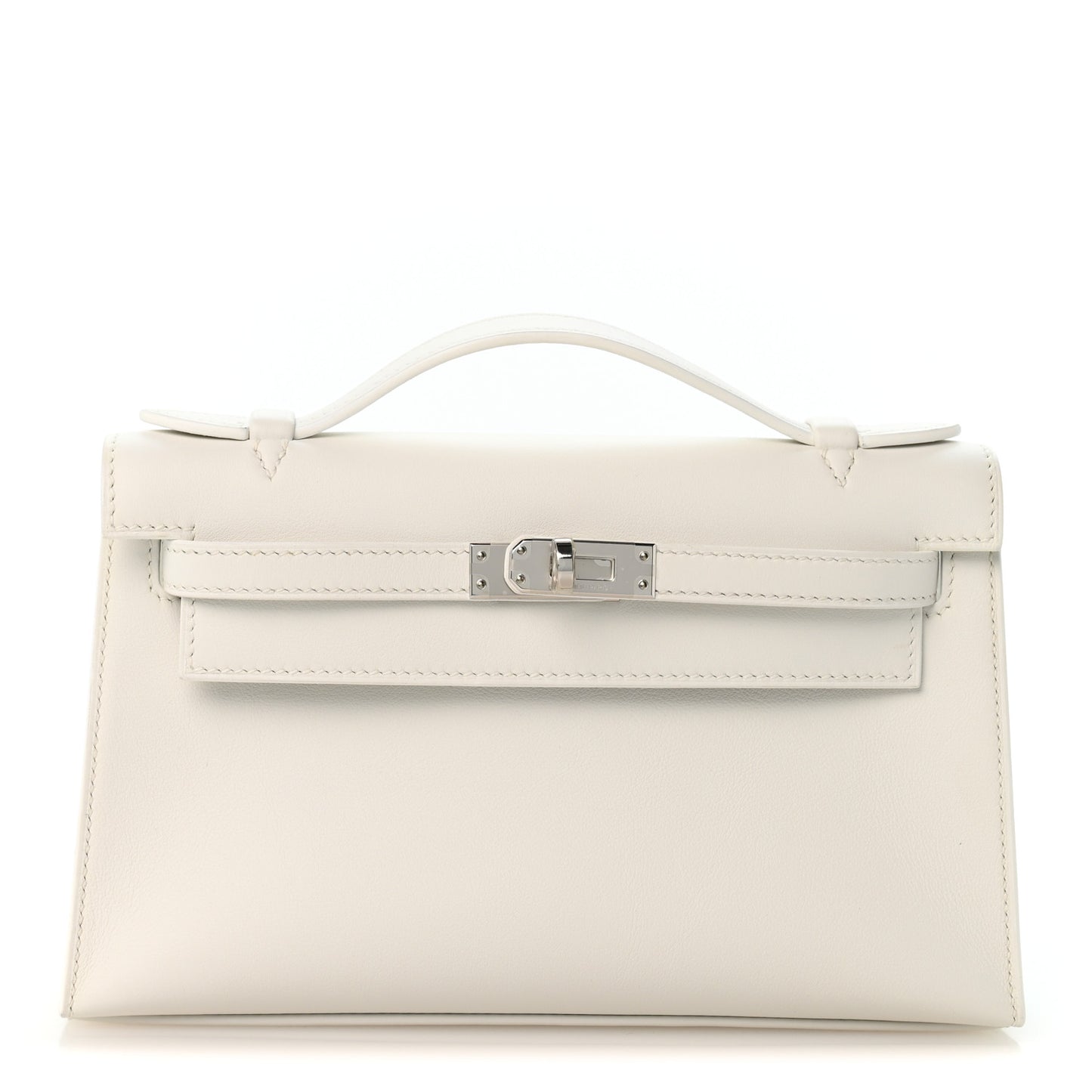 Swift Kelly Pochette Clutch New White