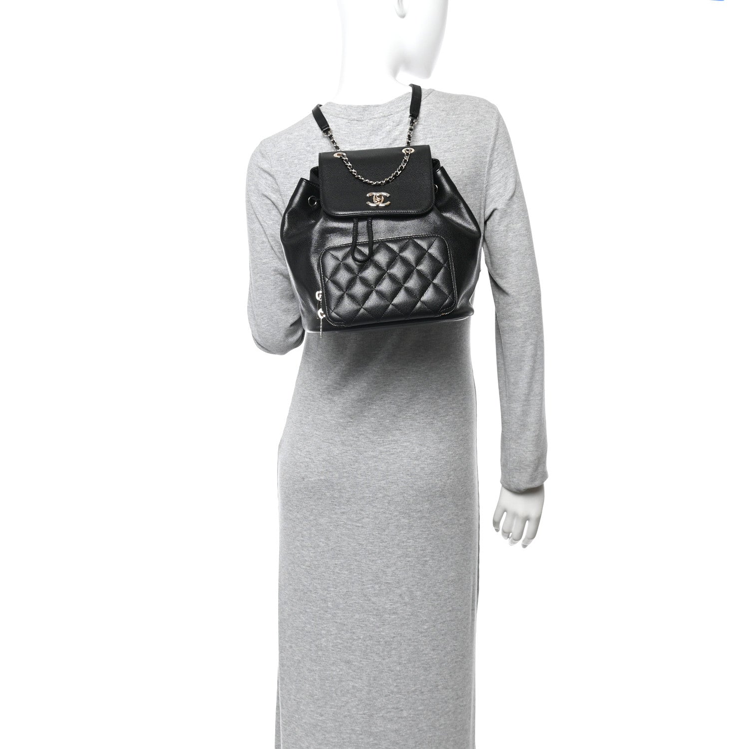 Chanel Caviar Quilted Business Affinity Backpack Black 2 of 11