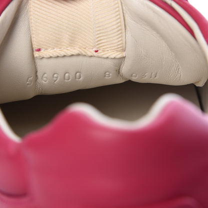 Gucci Calfskin Logo Mens Rhyton Sneakers 8.5 Box Pink 9 of 12