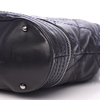 Chanel Lambskin Stitched Expandable Tote Navy 11 of 15