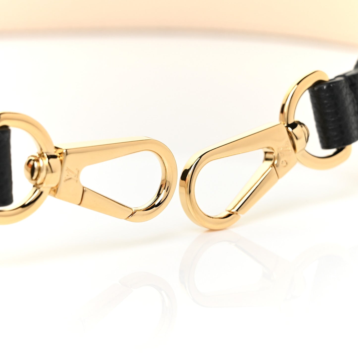 Empreinte Monogram Bandouliere Shoulder Strap Black Beige