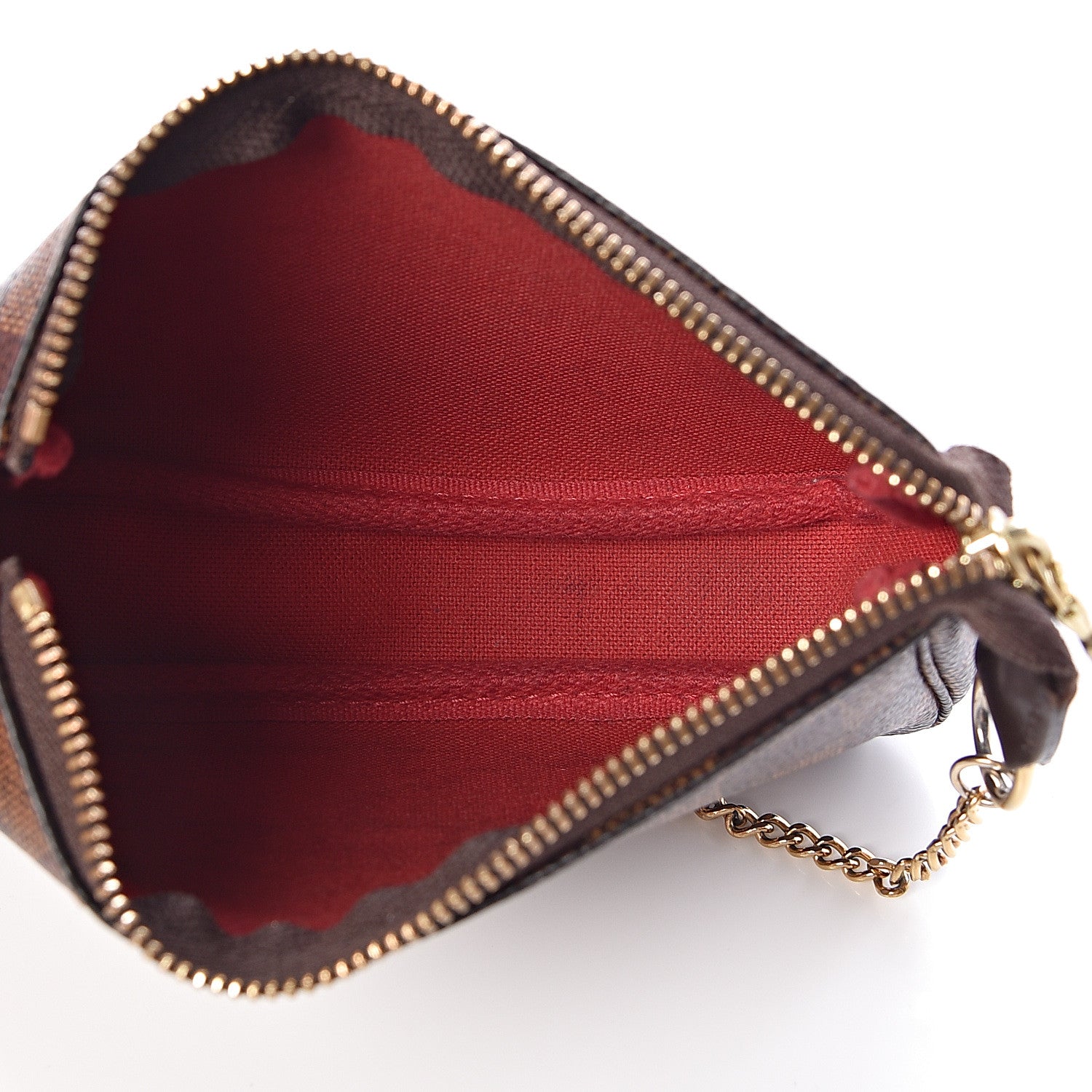 Louis Vuitton Damier Ebene Mini Pochette Accessories 6 of 7