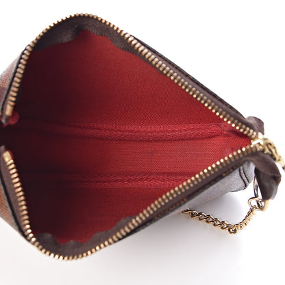 Louis Vuitton Damier Ebene Mini Pochette Accessories 6 of 7