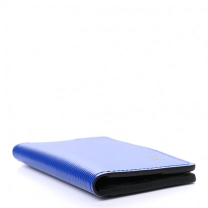 Louis Vuitton Epi Monogram Eclipse Pocket Organizer Blue 4 of 6
