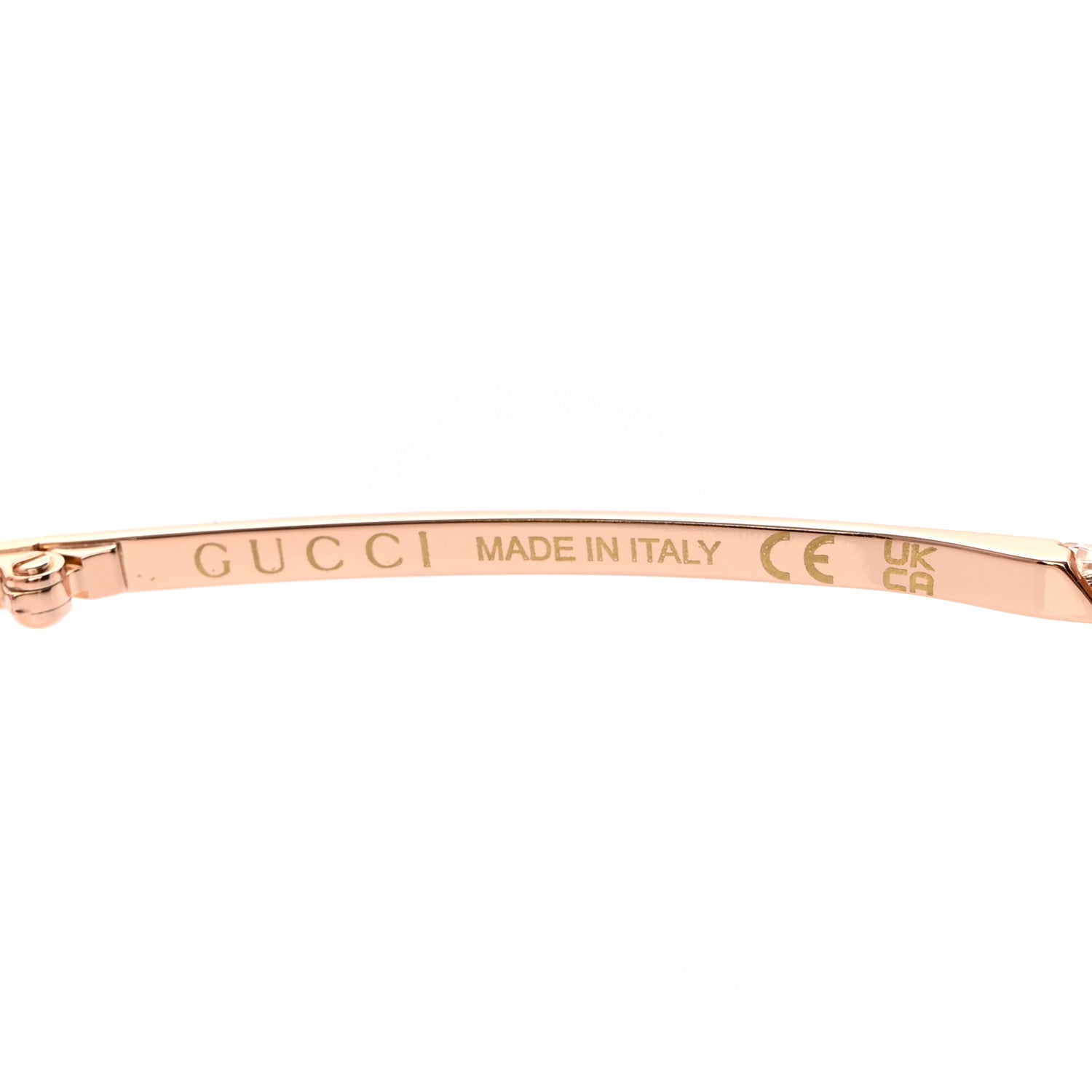 Gucci Metal Mask Shaped Frame Sunglasses GG1560S Pink 5 of 8