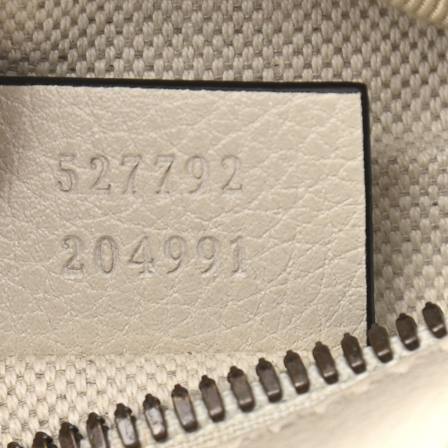 Grained Calfskin Small Logo Belt Bag White