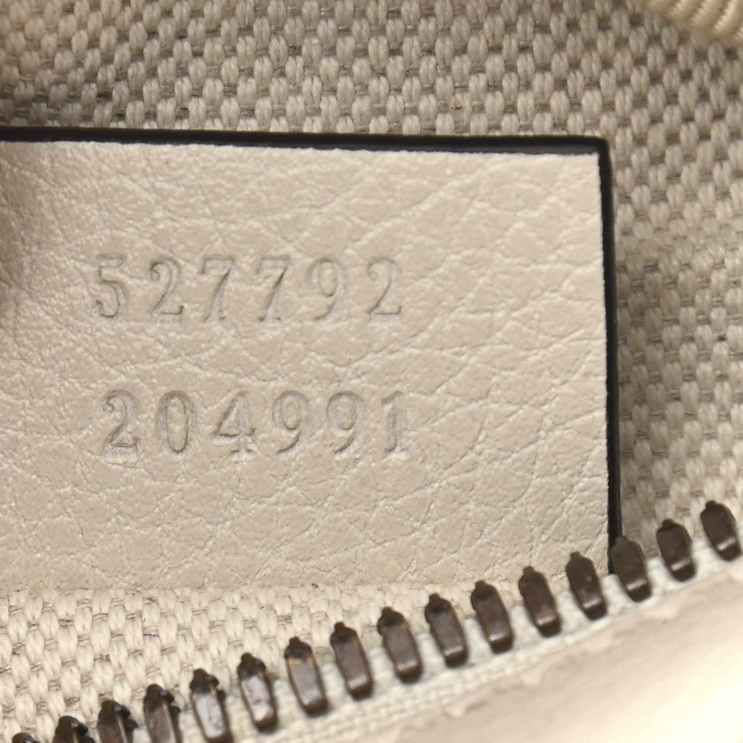 Gucci Grained Calfskin Small Logo Belt Bag White 7 of 12