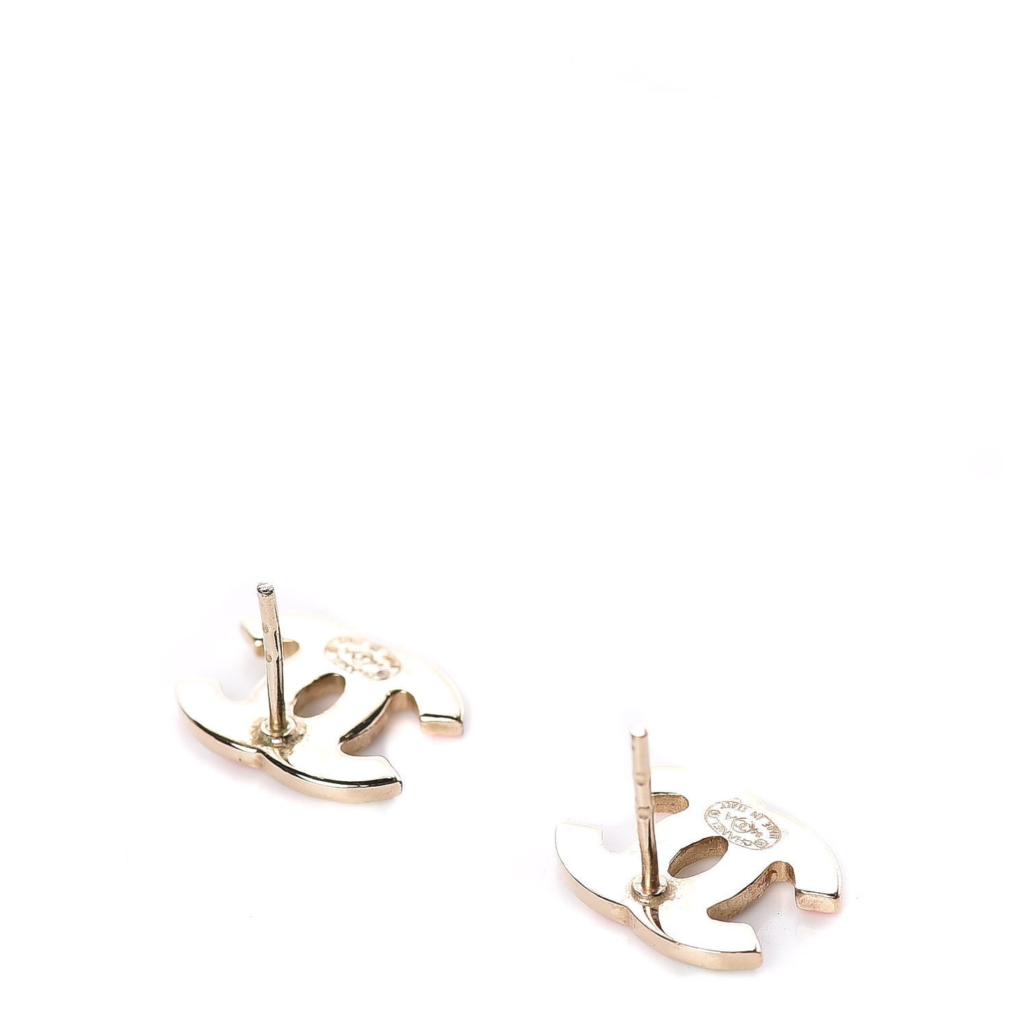 Crystal CC Earrings Gold Multicolor