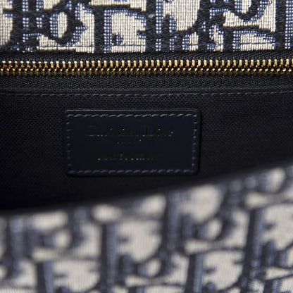 Christian Dior Oblique 30 Montaigne Flap Bag Blue 8 of 10