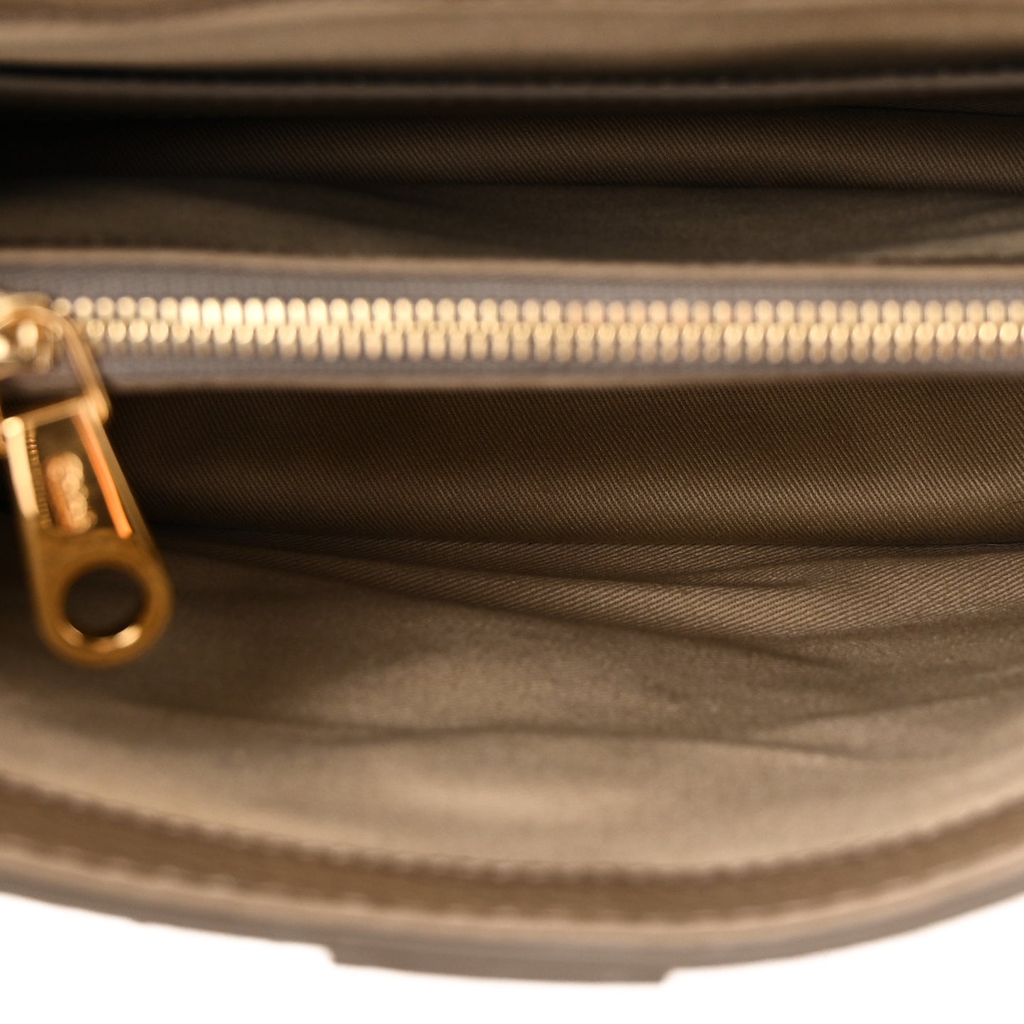 Shiny Grained Calfskin Small Aby Day Shoulder Bag Motty Grey