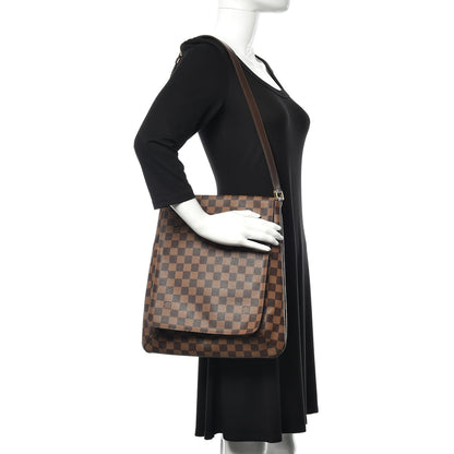 Louis Vuitton Damier Ebene Musette GM 2 of 16