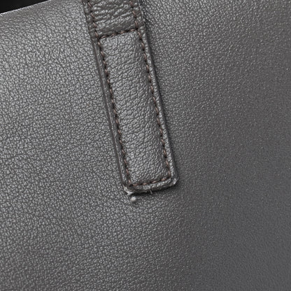 Saint Laurent Calfskin Large Shopping Tote Fog 17 of 23