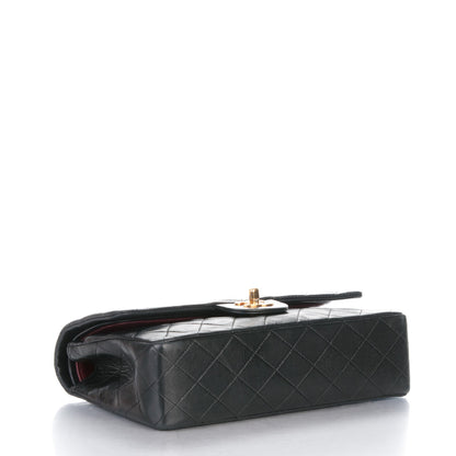 Chanel Lambskin Quilted Medium Double Flap Black 4 of 9