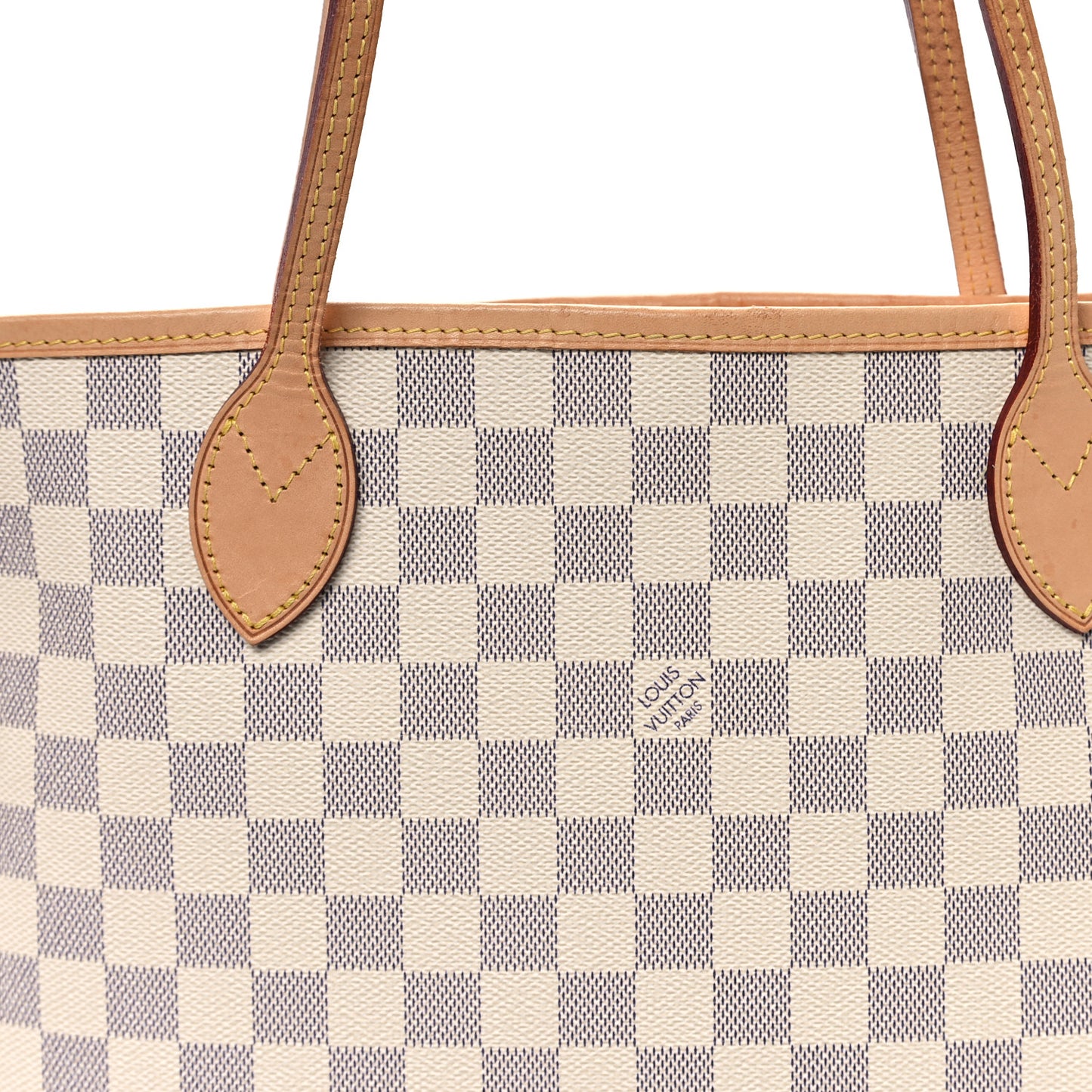 Damier Azur Neo Neverfull MM Rose Ballerine