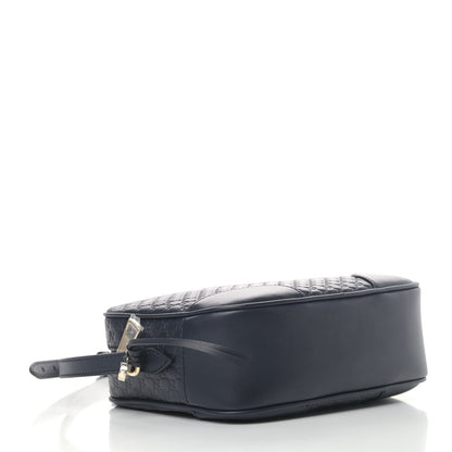 Gucci Soft Microguccissima Mini Bree Messenger Bag Blue 3 of 4