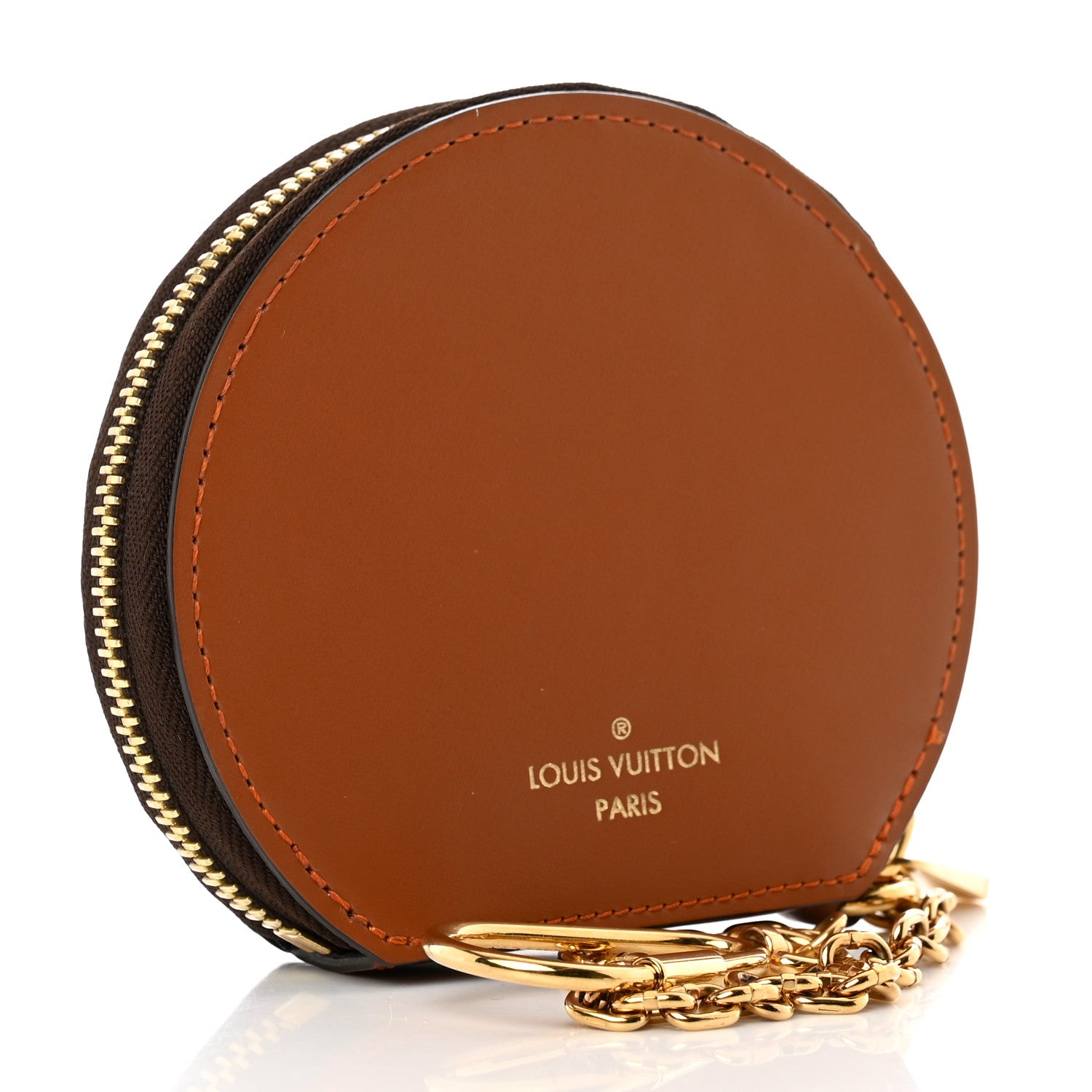 Louis Vuitton Calfskin Catogram Micro Boite Chapeau Marron 3 of 6