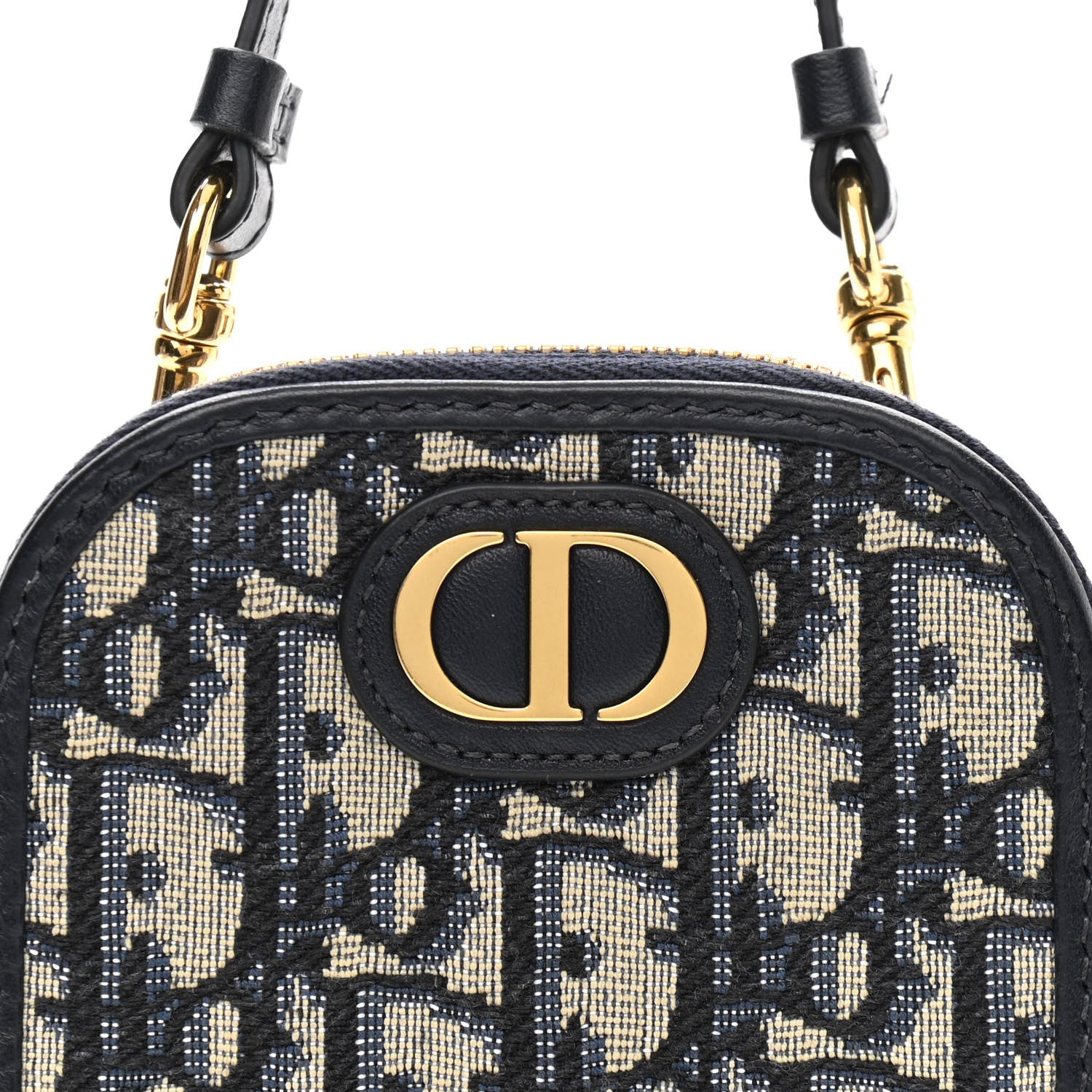 Christian Dior Oblique 30 Montaigne Phone Holder Blue 7 of 10