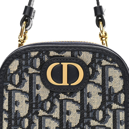 Christian Dior Oblique 30 Montaigne Phone Holder Blue 7 of 10