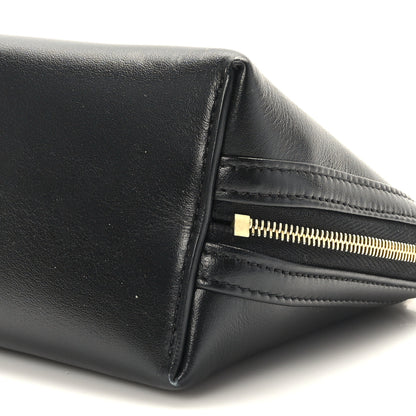 Celine Smooth Calfskin Cuir Triomphe Clutch on Chain Black 8 of 9