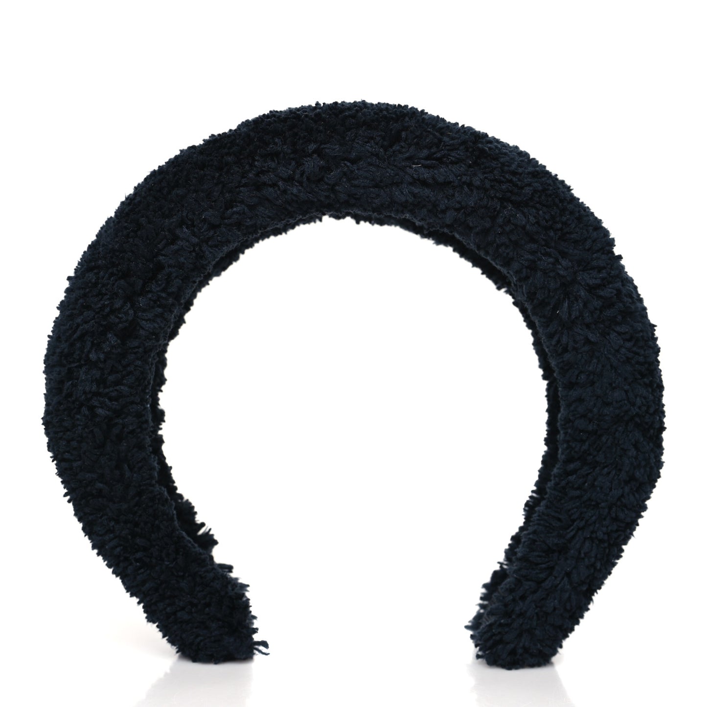 Terrycloth Logo Headband Black White