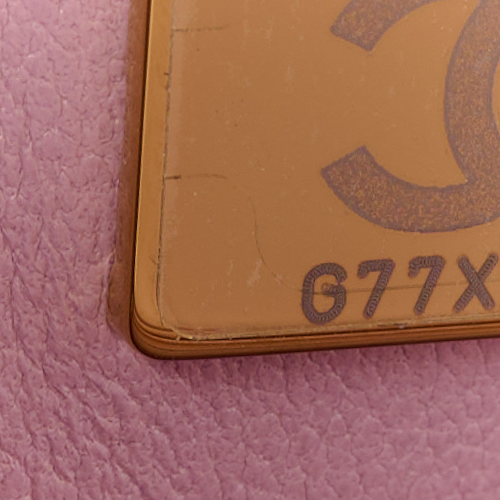 Chanel Lambskin Quilted Mini Top Handle Rectangular Flap Pink 8 of 12